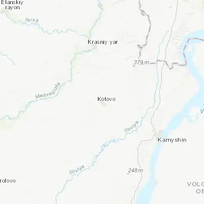 Map showing location of Kotovo (50.321130, 44.801190)