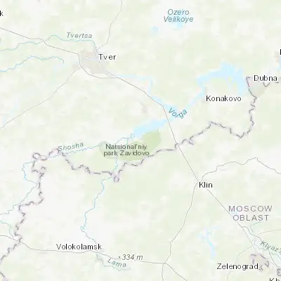 Map showing location of Kozlovo (56.509770, 36.273260)