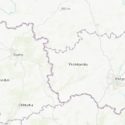 Map showing location of Krasnaya Yaruga (50.800830, 35.658330)