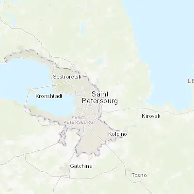 Map showing location of Krasnogvargeisky (59.973050, 30.476070)