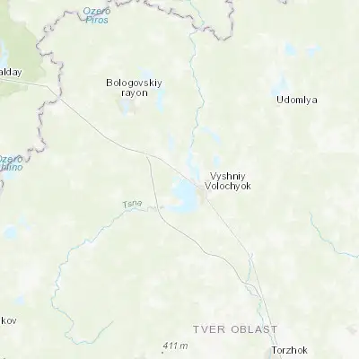 Map showing location of Krasnomayskiy (57.619410, 34.409870)
