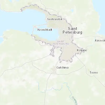Map showing location of Krasnoye Selo (59.738330, 30.089440)