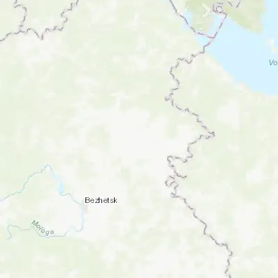 Map showing location of Krasnyy Kholm (58.060700, 37.120320)