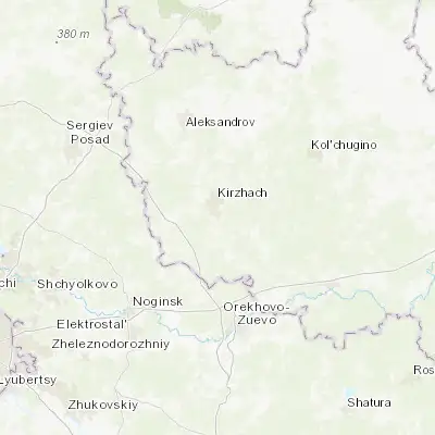 Map showing location of Krasnyy Oktyabr’ (56.116670, 38.883330)