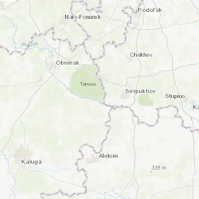 Map showing location of Kremenki (54.886260, 37.119550)