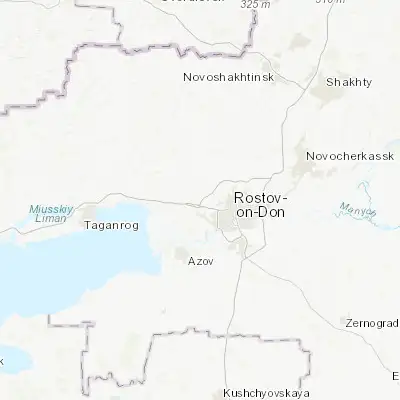 Map showing location of Krym (47.300250, 39.516370)