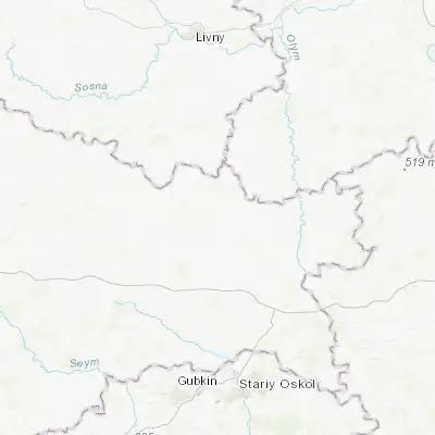 Map showing location of Kshenskiy (51.840830, 37.713610)