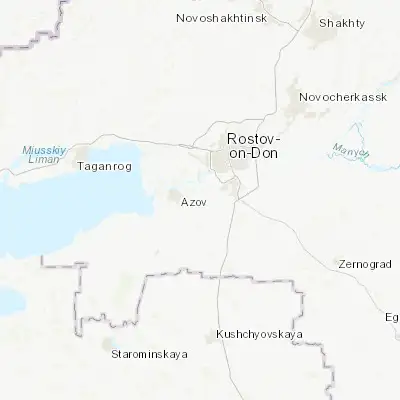 Map showing location of Kuleshovka (47.078020, 39.557940)