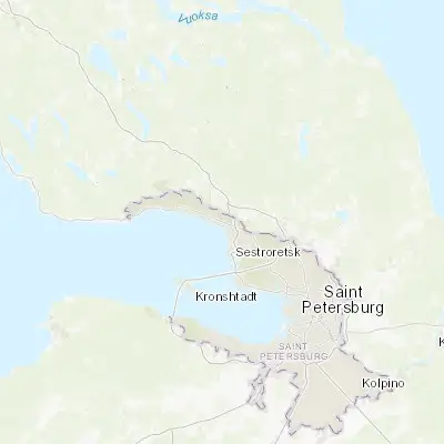 Map showing location of Kurortnyy (60.165620, 29.908000)