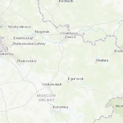 Map showing location of Kurovskoye (55.581830, 38.919940)