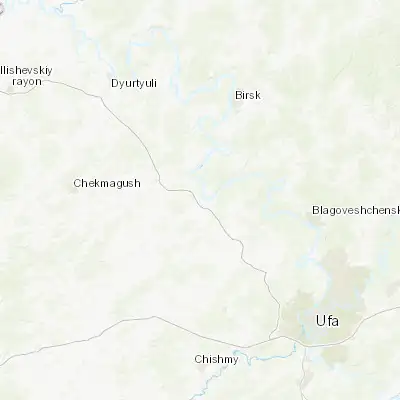 Map showing location of Kushnarënkovo (55.105000, 55.350830)