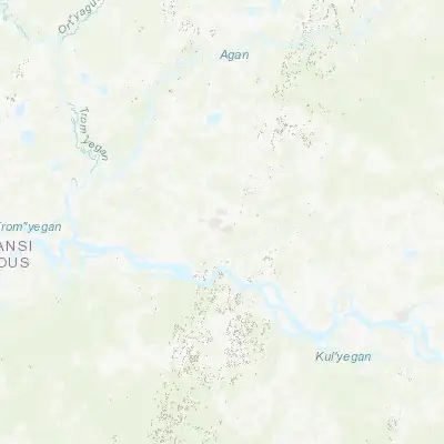 Map showing location of Langepas (61.254390, 75.212400)