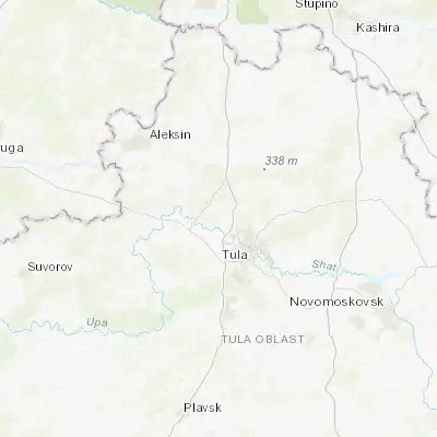 Map showing location of Leninskiy (54.287680, 37.459260)
