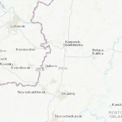 Map showing location of Likhoy (48.126620, 40.205560)