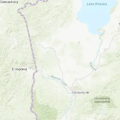 Map showing location of Lipovtsy (44.200180, 131.723730)