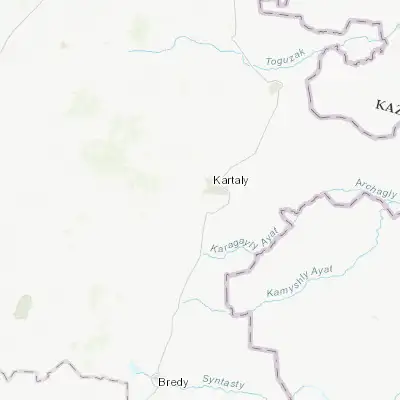 Map showing location of Lokomotivnyy (53.011800, 60.568400)