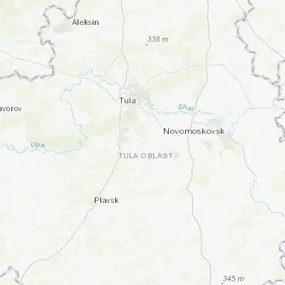 Map showing location of Lomintsevskiy (53.985480, 37.664710)
