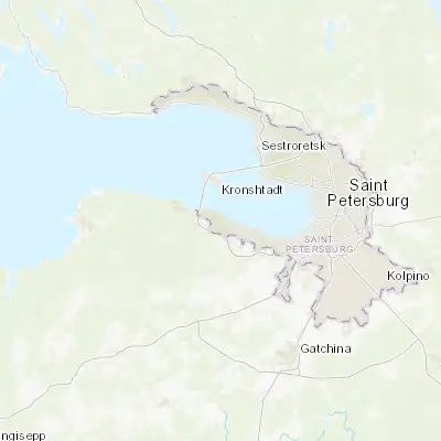 Map showing location of Lomonosov (59.906120, 29.772530)