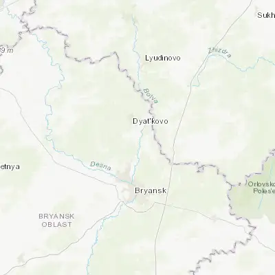 Map showing location of Lyubokhna (53.503320, 34.388470)