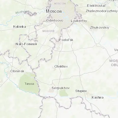 Map showing location of Lyubuchany (55.250880, 37.549880)