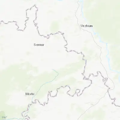 Map showing location of Mari-Turek (56.789460, 49.623490)