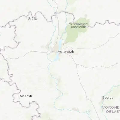 Map showing location of Maslovka (51.550200, 39.244700)