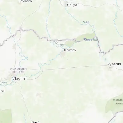 Map showing location of Melekhovo (56.277300, 41.293460)