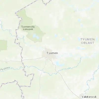Map showing location of Melioratorov (57.210650, 65.607740)