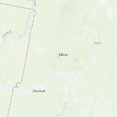 Map showing location of Mikun’ (62.354720, 50.077140)