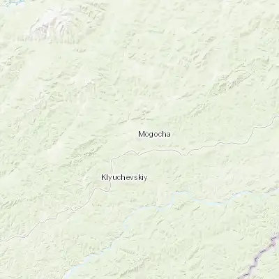 Map showing location of Mogocha (53.734170, 119.765150)
