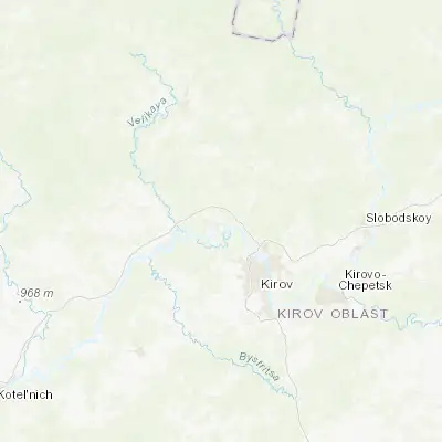 Map showing location of Murygino (58.738310, 49.458220)