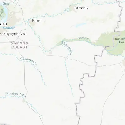 Map showing location of Neftegorsk (52.802000, 51.166000)