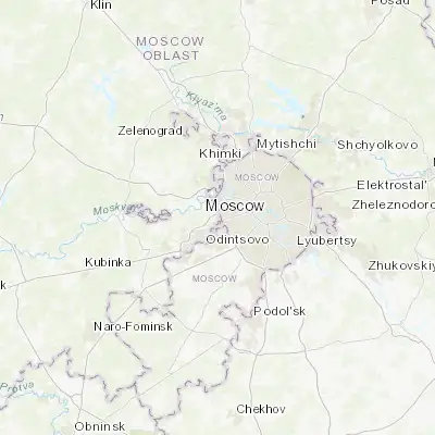 Map showing location of Nemchinovka (55.722880, 37.360860)