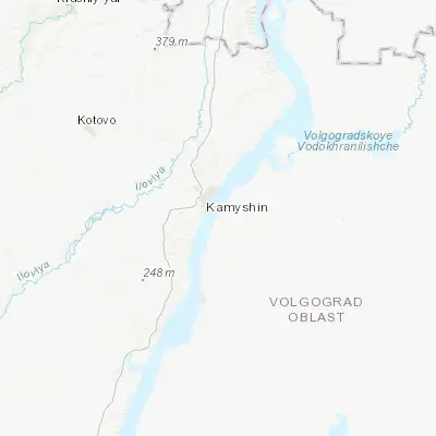 Map showing location of Nikolayevsk (50.028240, 45.459530)