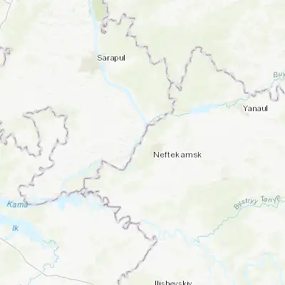 Map showing location of Nikolo-Berëzovka (56.124220, 54.155730)
