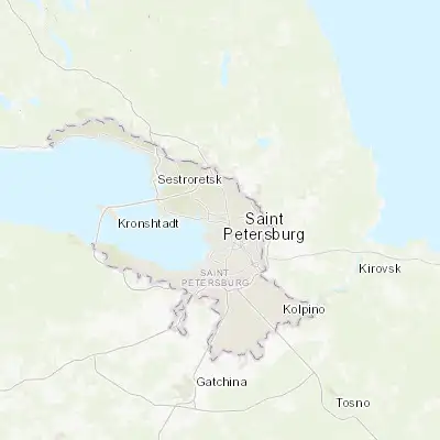 Map showing location of Novaya Derevnya (59.987480, 30.286820)