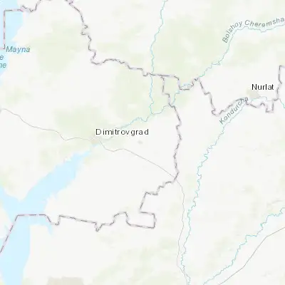 Map showing location of Novaya Malykla (54.200000, 49.950000)