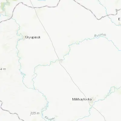 Map showing location of Novoanninskiy (50.528910, 42.670700)