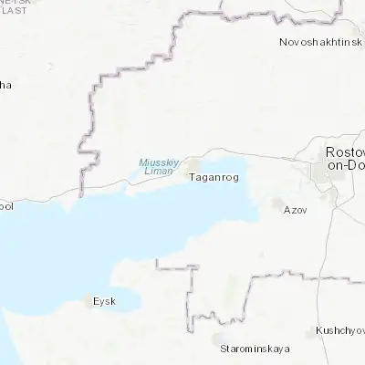 Map showing location of Novobessergenovka (47.185060, 38.847590)