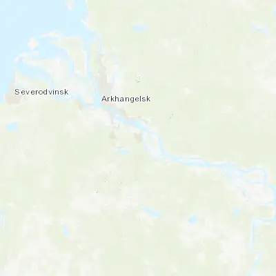 Map showing location of Novodvinsk (64.416500, 40.812200)