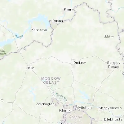 Map showing location of Novosin’kovo (56.377370, 37.328710)