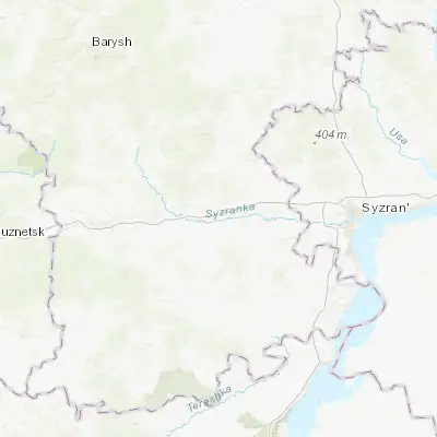 Map showing location of Novospasskoye (53.146830, 47.751380)