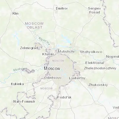Map showing location of Novovladykino (55.850000, 37.583330)