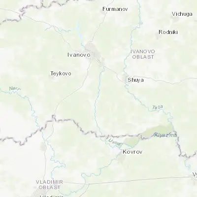 Map showing location of Novyye Gorki (56.725350, 41.060140)