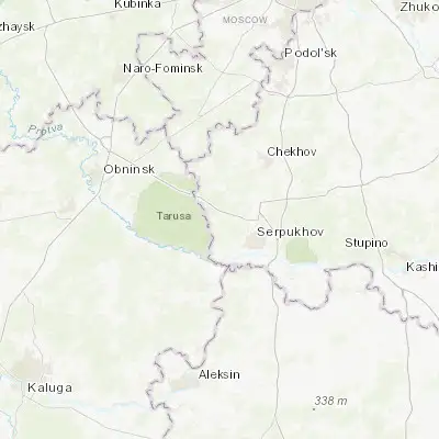 Map showing location of Obolensk (54.977410, 37.224490)