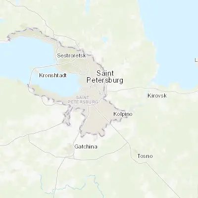Map showing location of Obukhovo (59.843890, 30.451110)