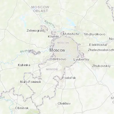 Map showing location of Ochakovo-Matveyevskoye (55.684320, 37.446540)