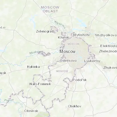 Map showing location of Odintsovo (55.677980, 37.277730)