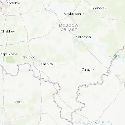 Map showing location of Ozëry (54.859980, 38.550620)