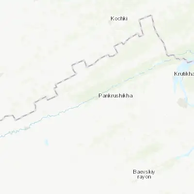 Map showing location of Pankrushikha (53.831940, 80.340560)